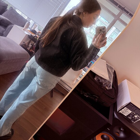 Vintage Calvin Klein Denim Bomber Jacket - Picture 4 of 4